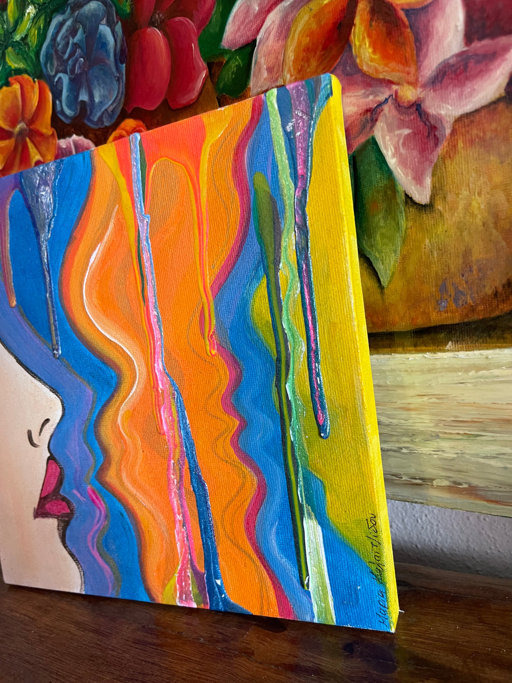 Pop Art Acrylic Handmade Painting Wall Art