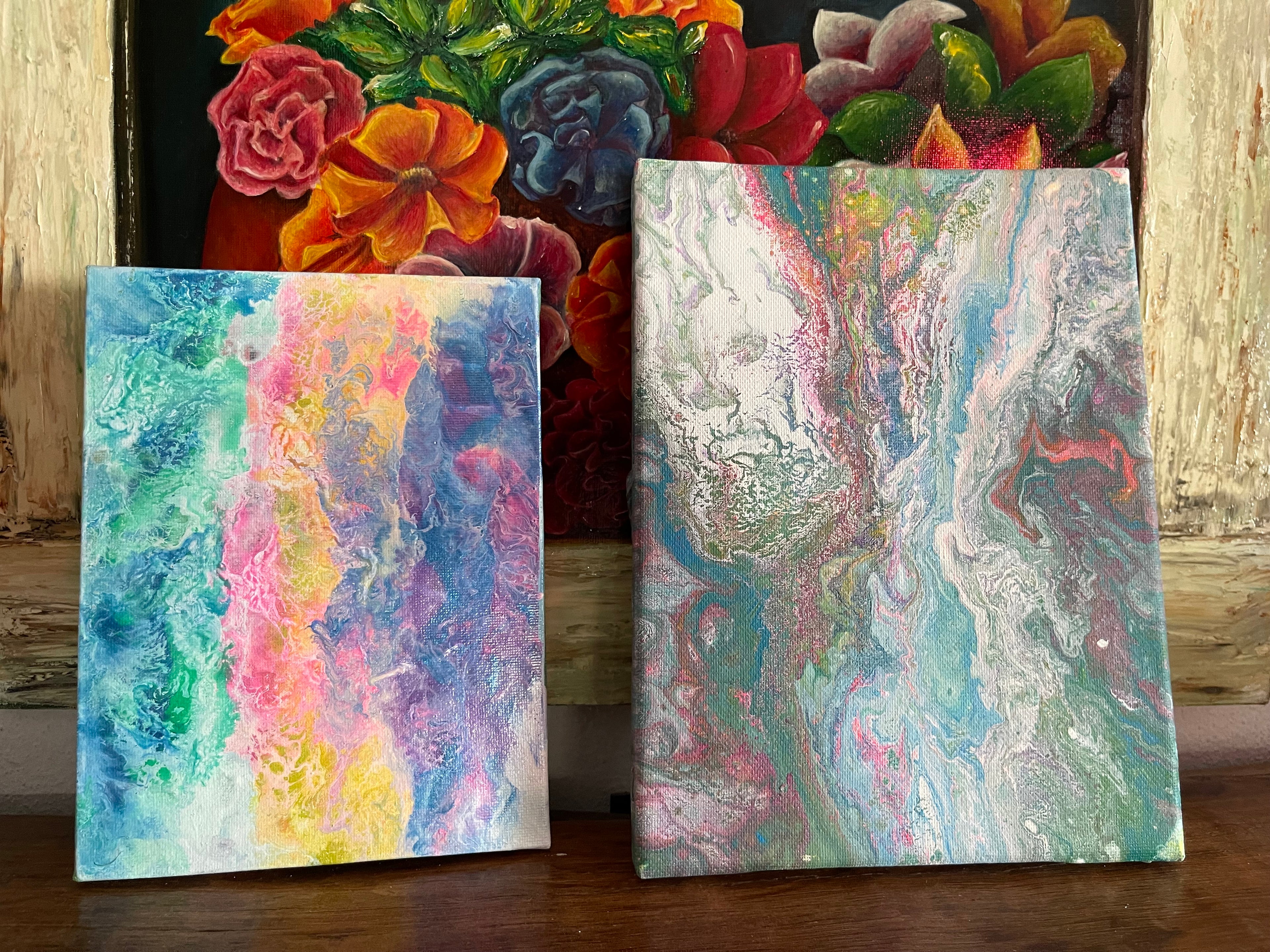 Happy Birthday Acrylic Paintings