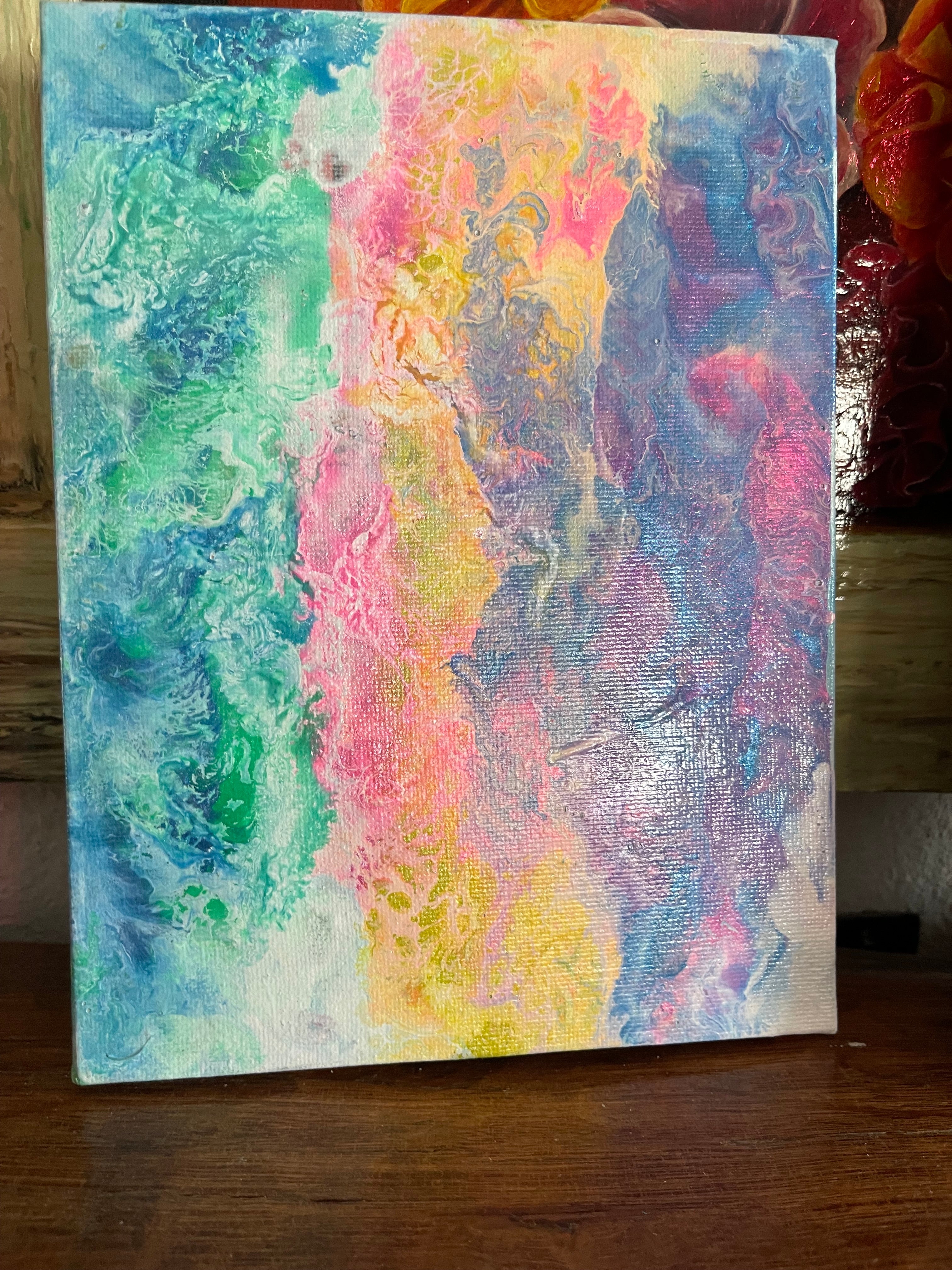 Happy Birthday Acrylic Paintings