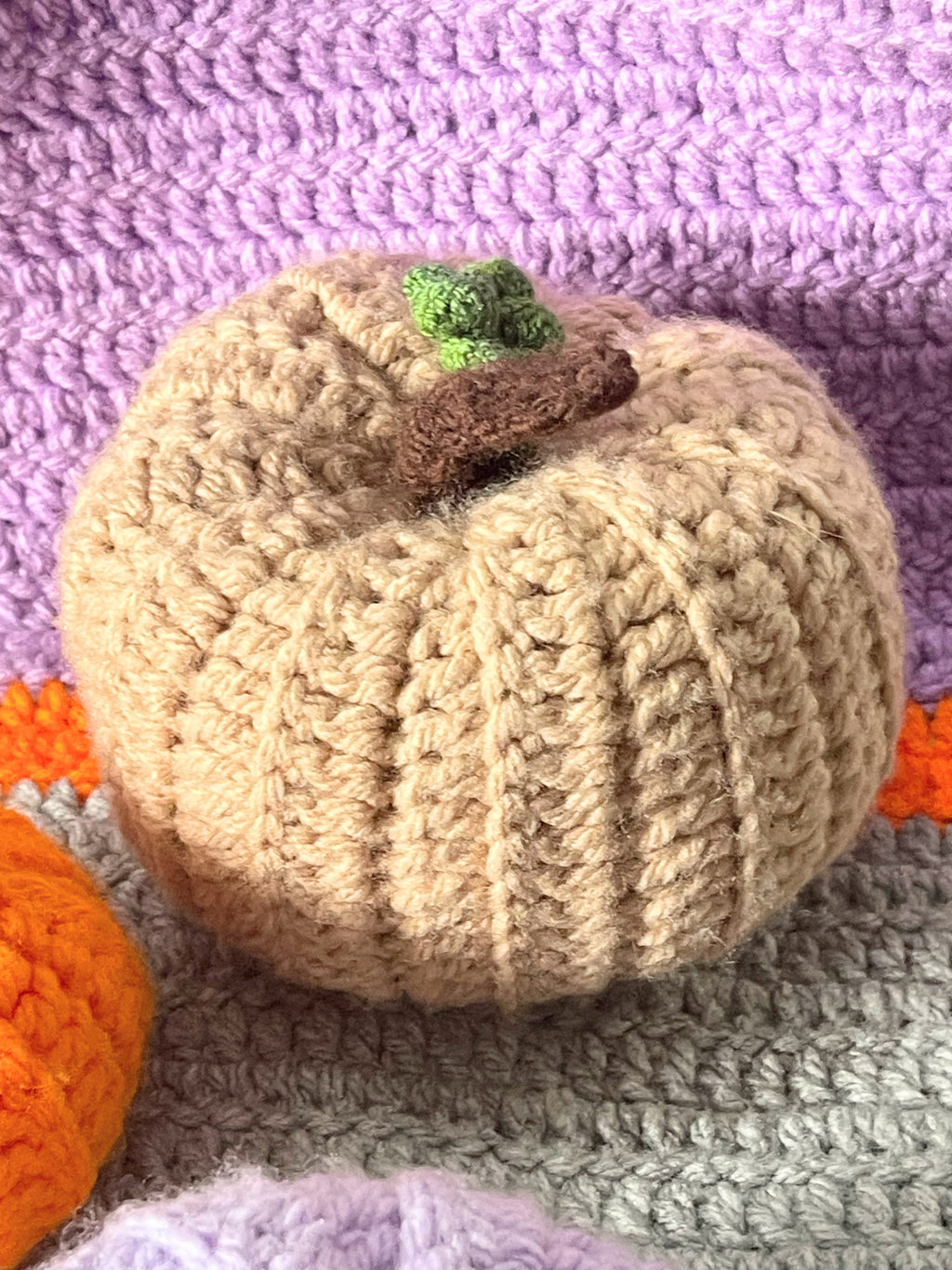 Handmade Knitted Pumpkins