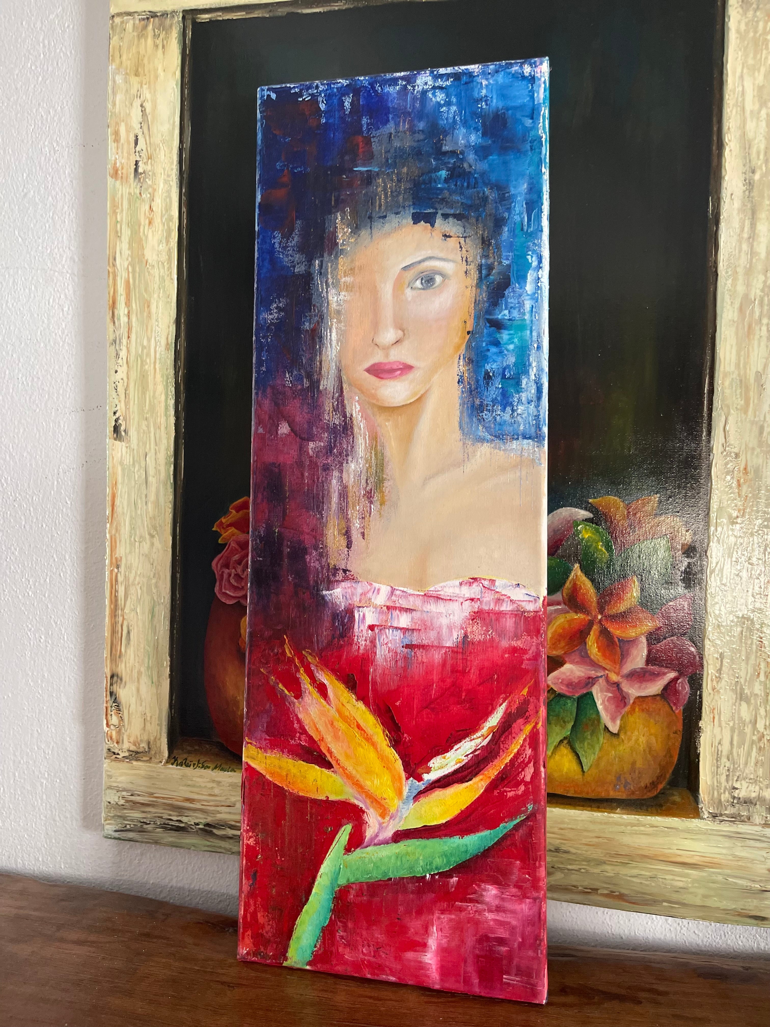 Persephone Handmade  Oil Painting Wall Art