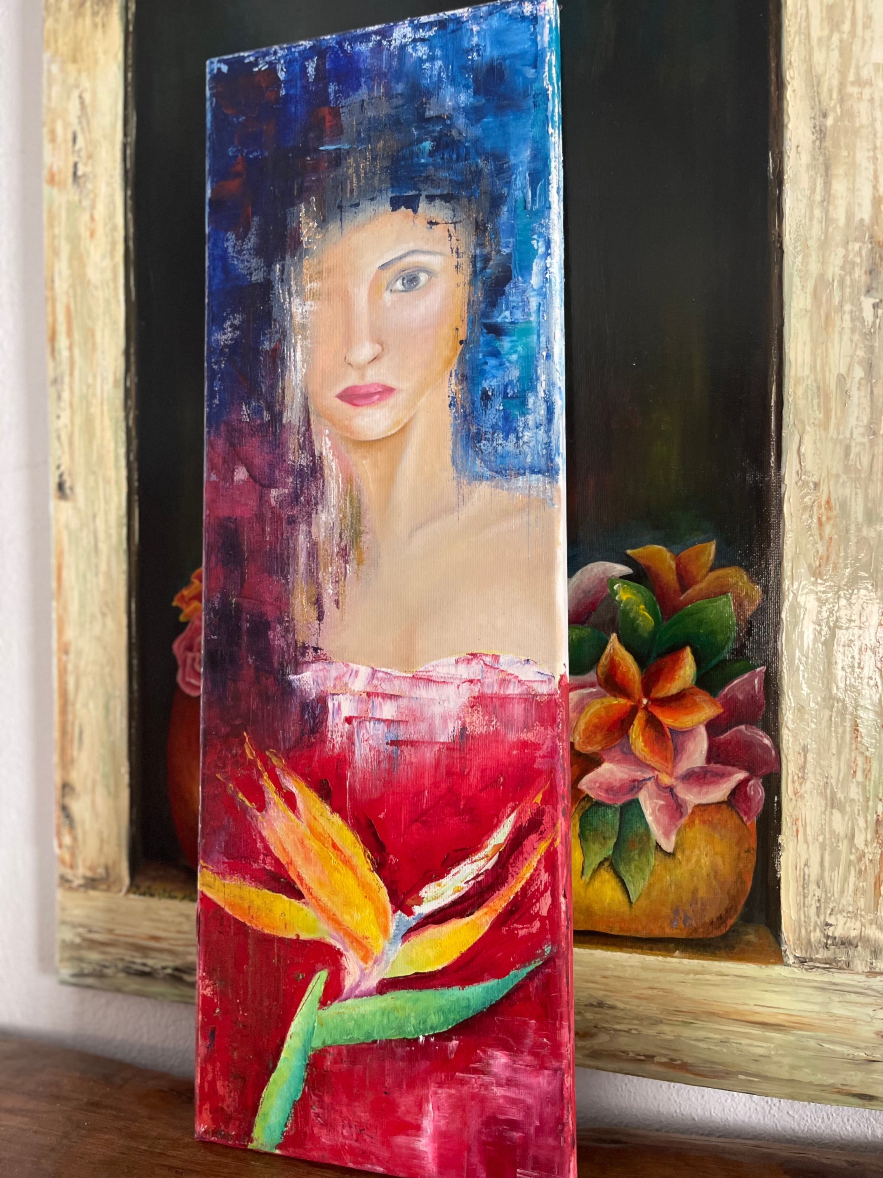 Persephone Handmade  Oil Painting Wall Art