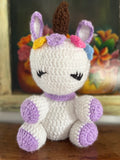Handmade Knitted Unicorn
