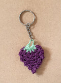 Handmade Knitted Berry Keychain