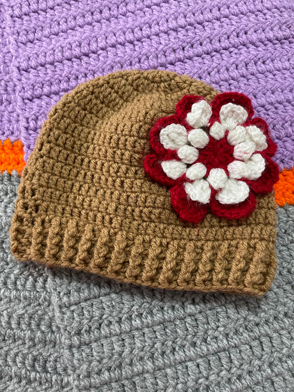 Handmade Baby Knitted Beanie Arm Warmers And Booties