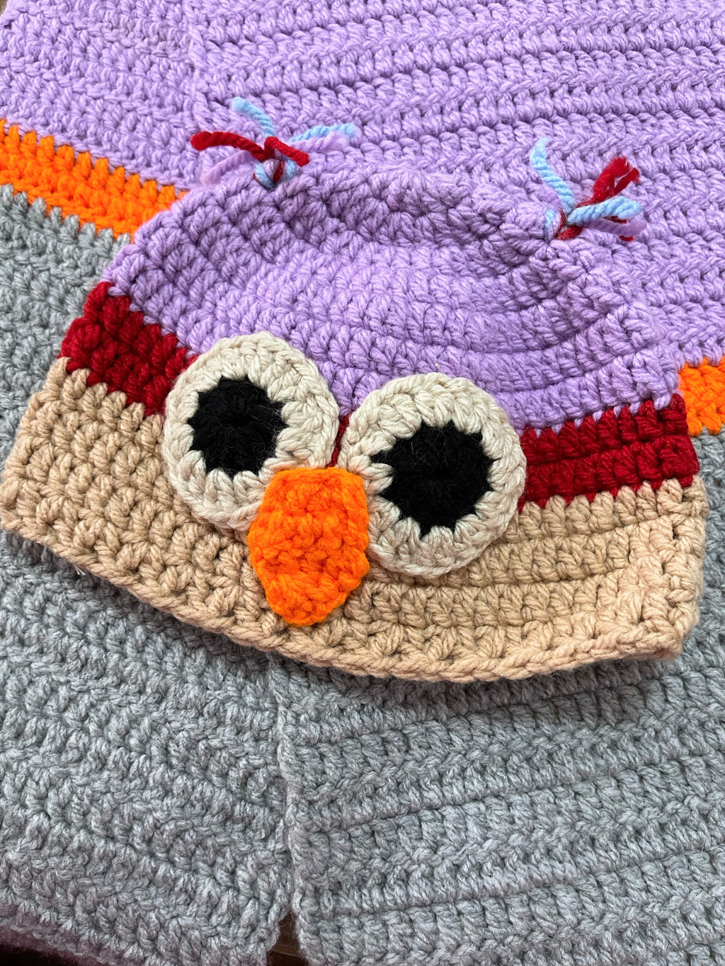 Handmade Owl Beanie And Bag