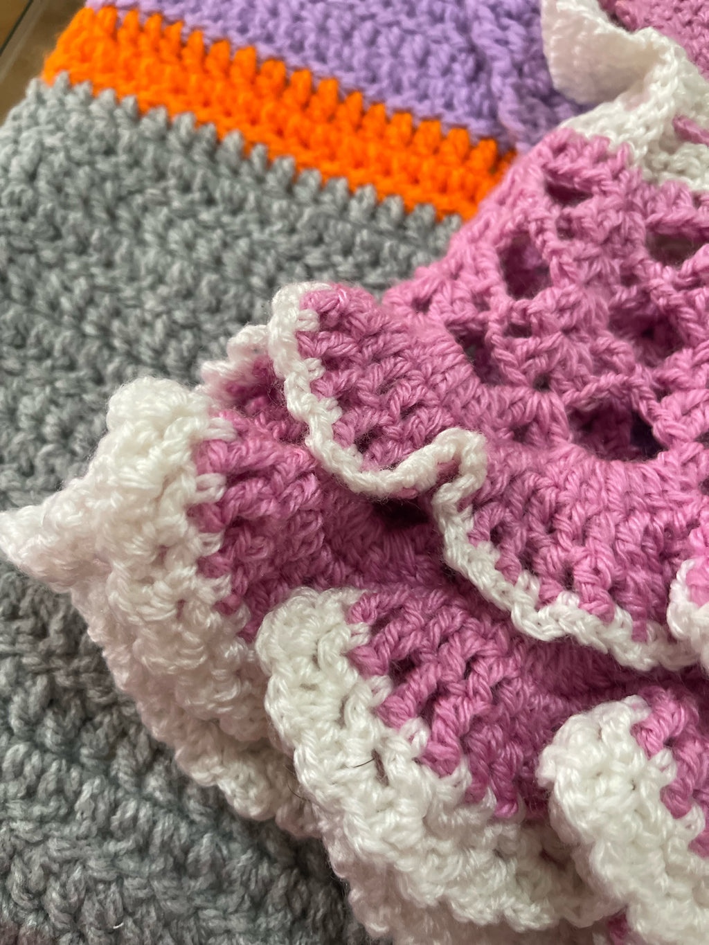 Handmade Knitted Baby Dress