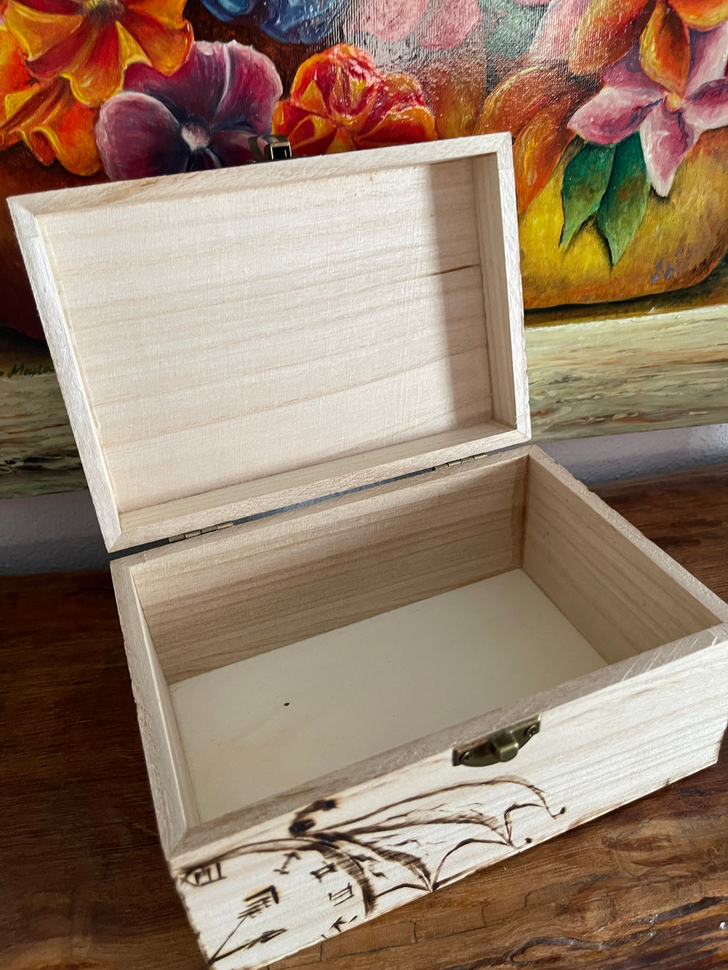 Wooden Box Pencil Case Money Box