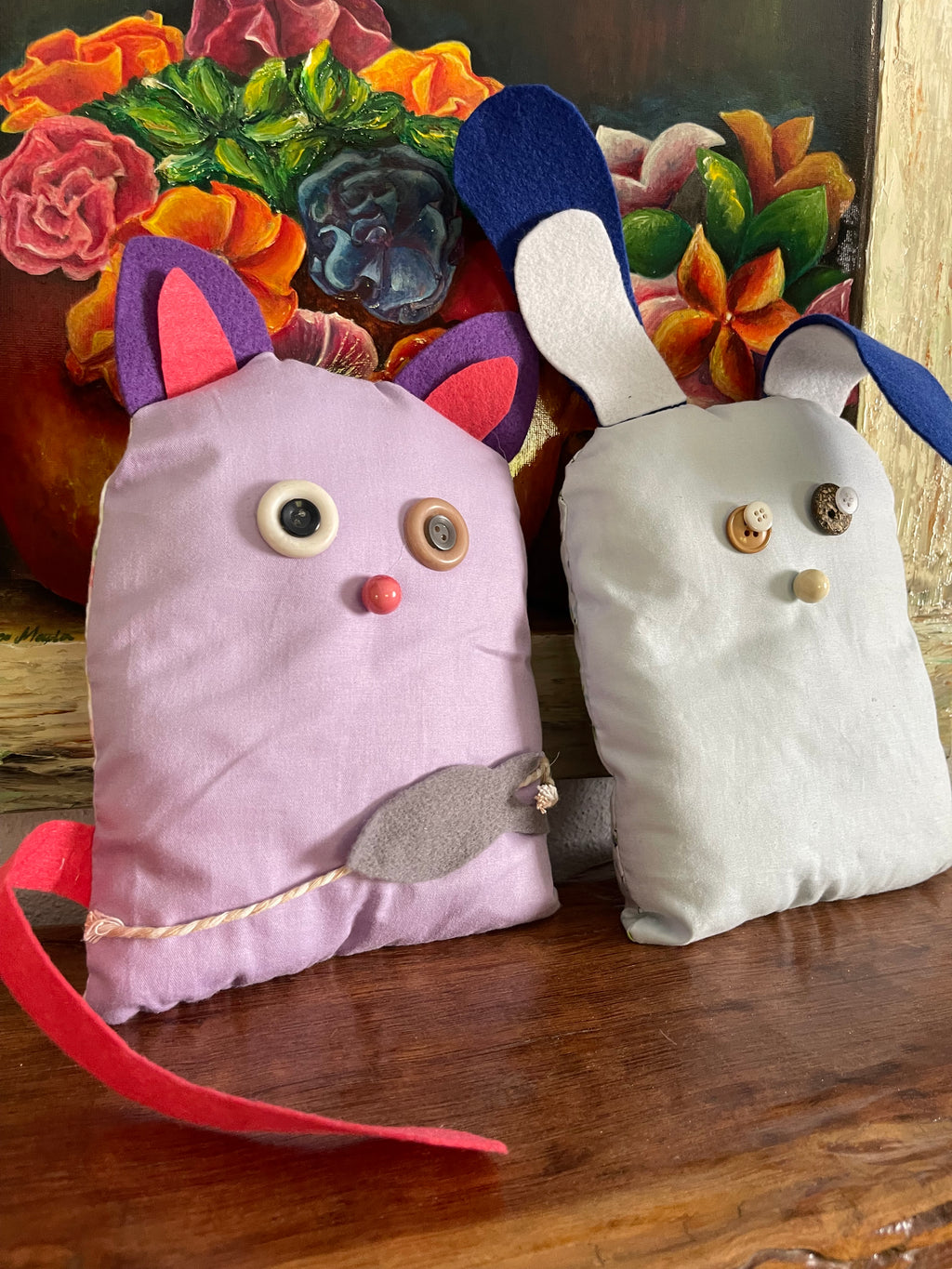 Handmade Pillows Dog And Cat