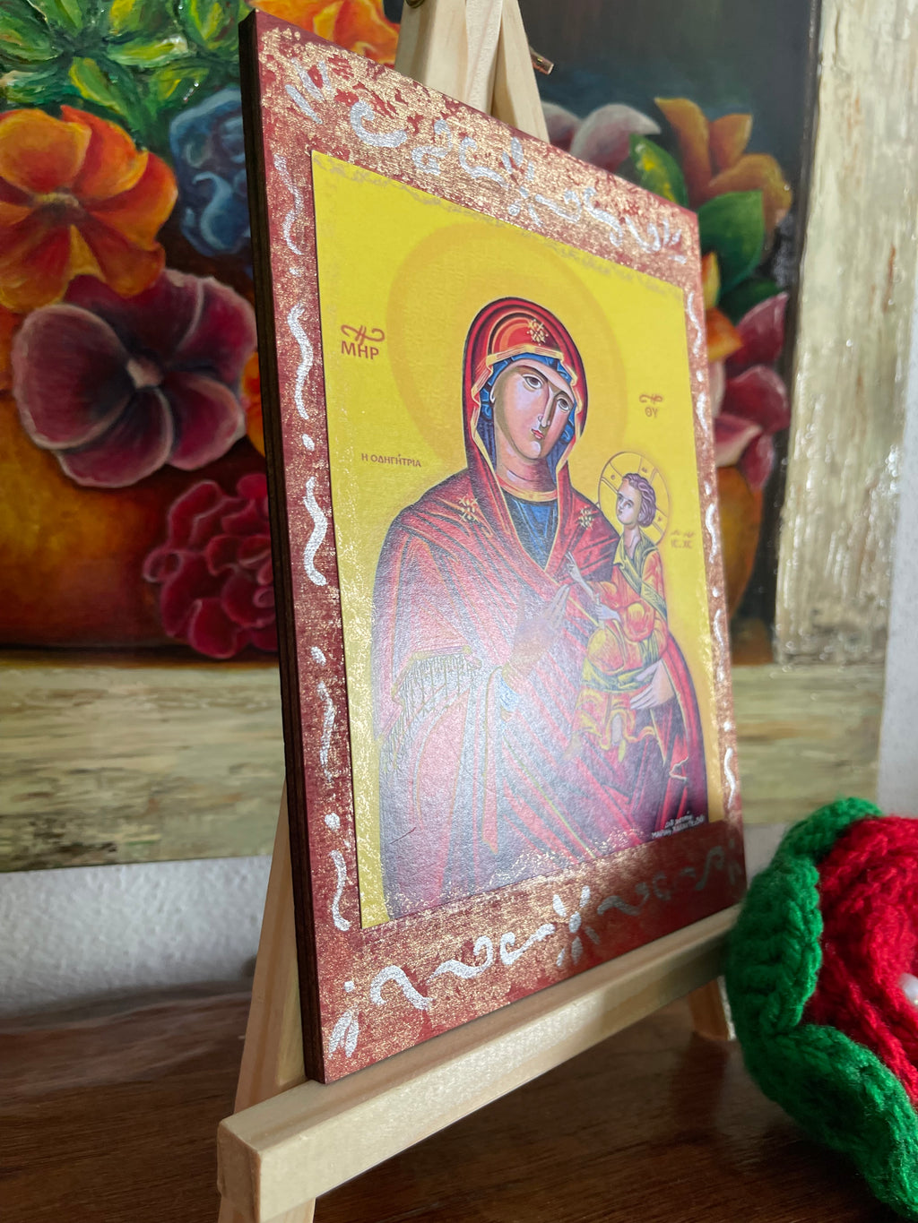 Byzantine Iconograhpy Mother Mary With Jesus