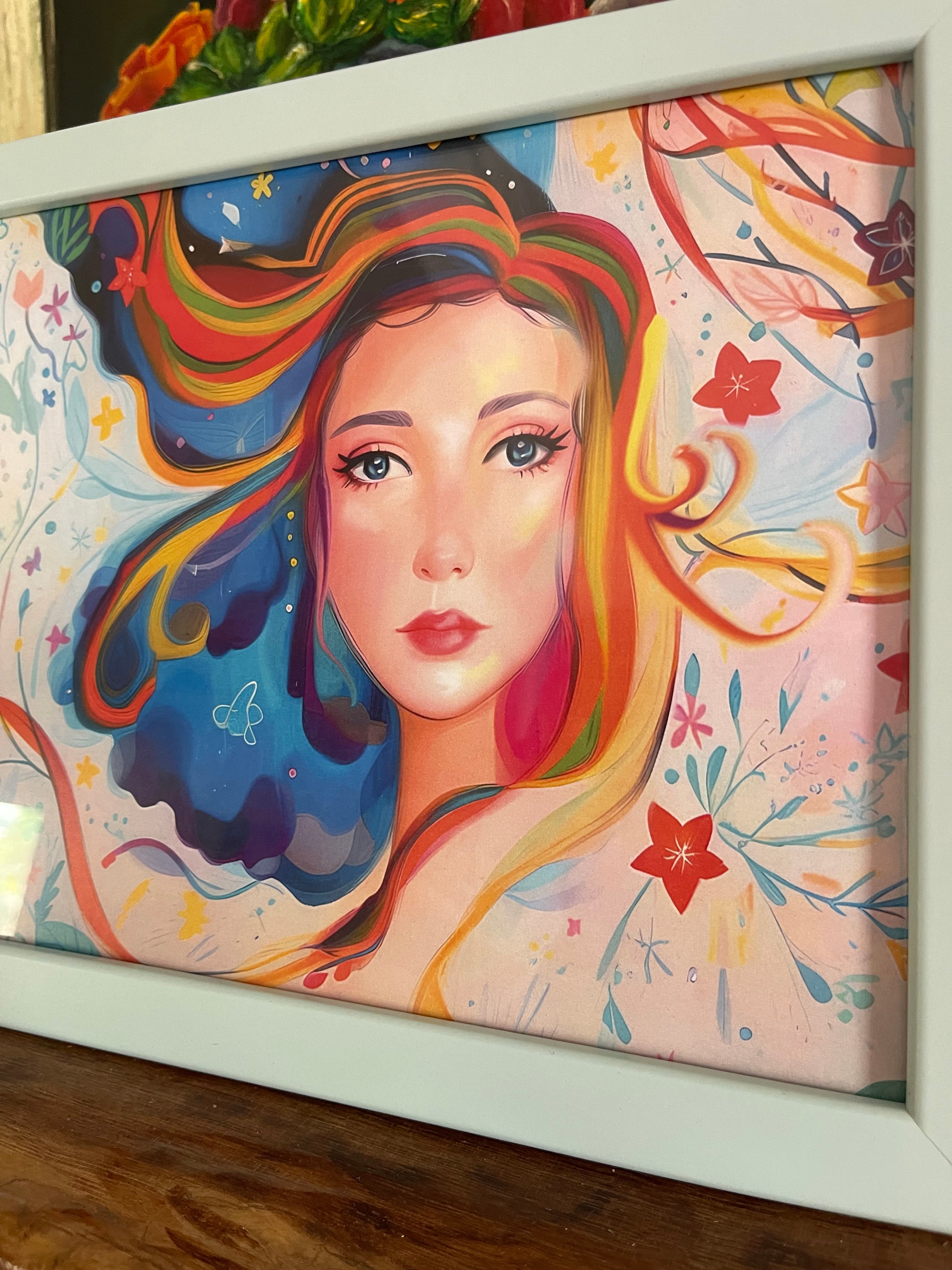 Digital Art In Frame Wall Art