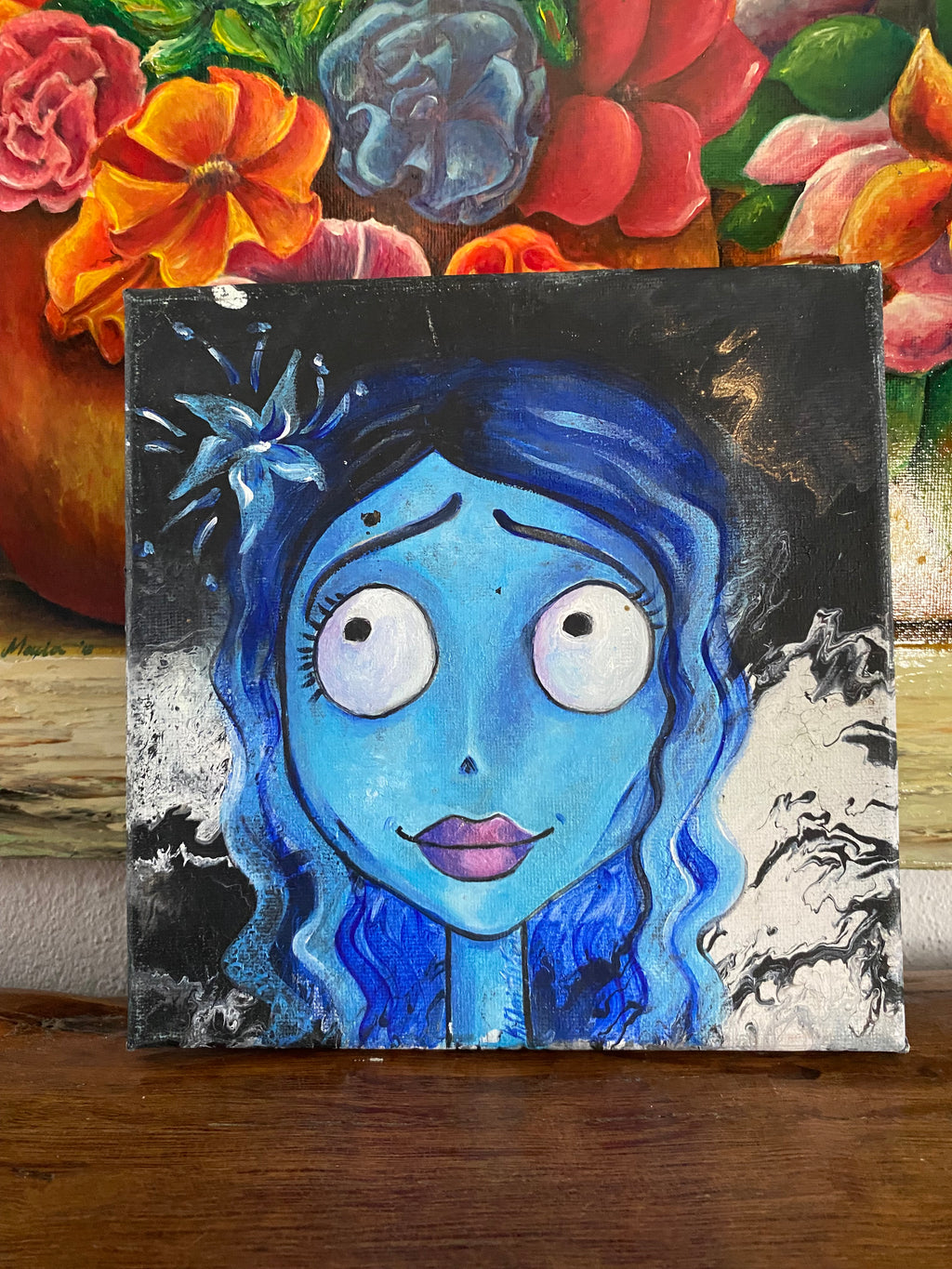 The Corpse Bride Painting Wall Art