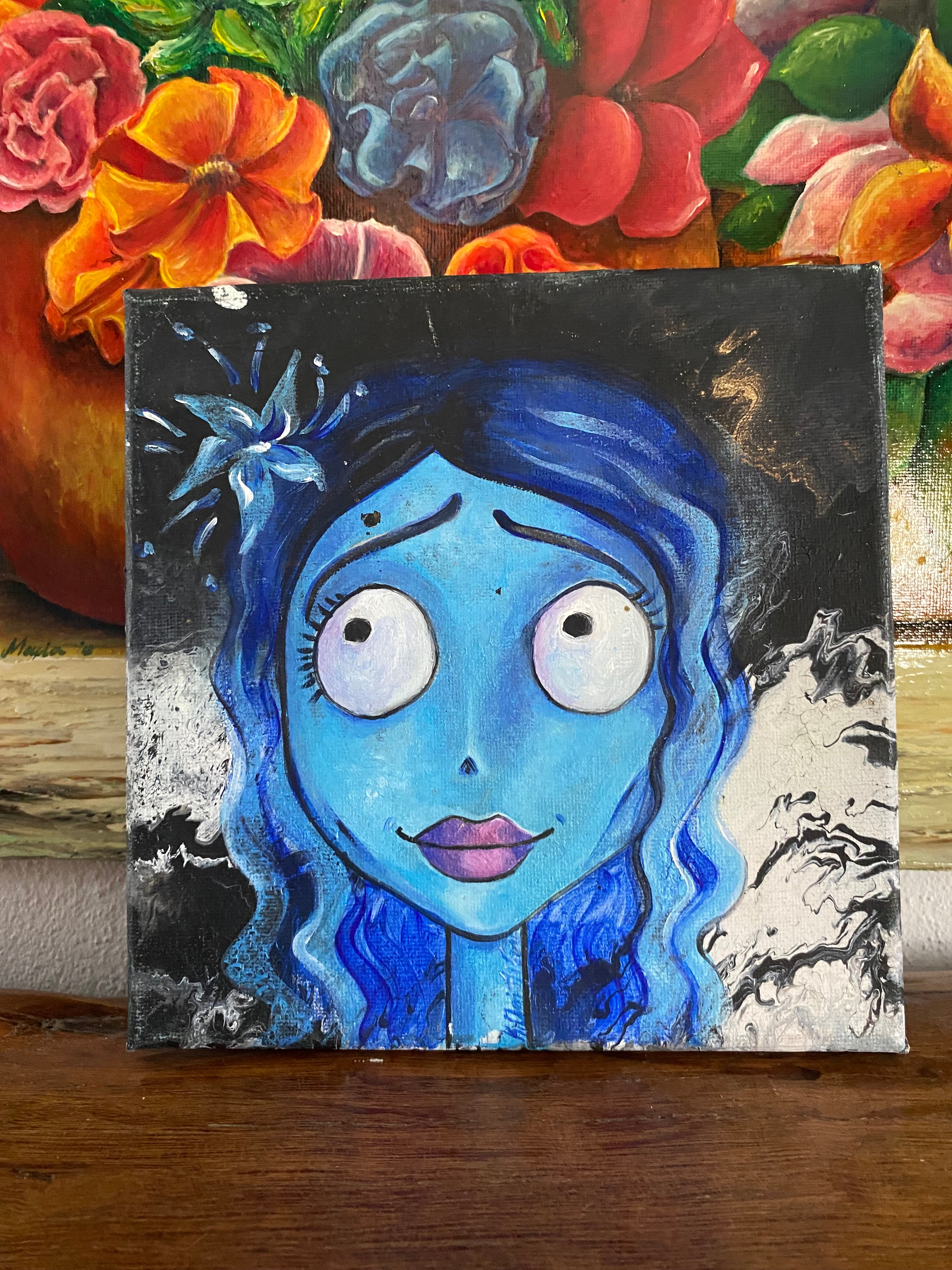 The Corpse Bride Painting Wall Art