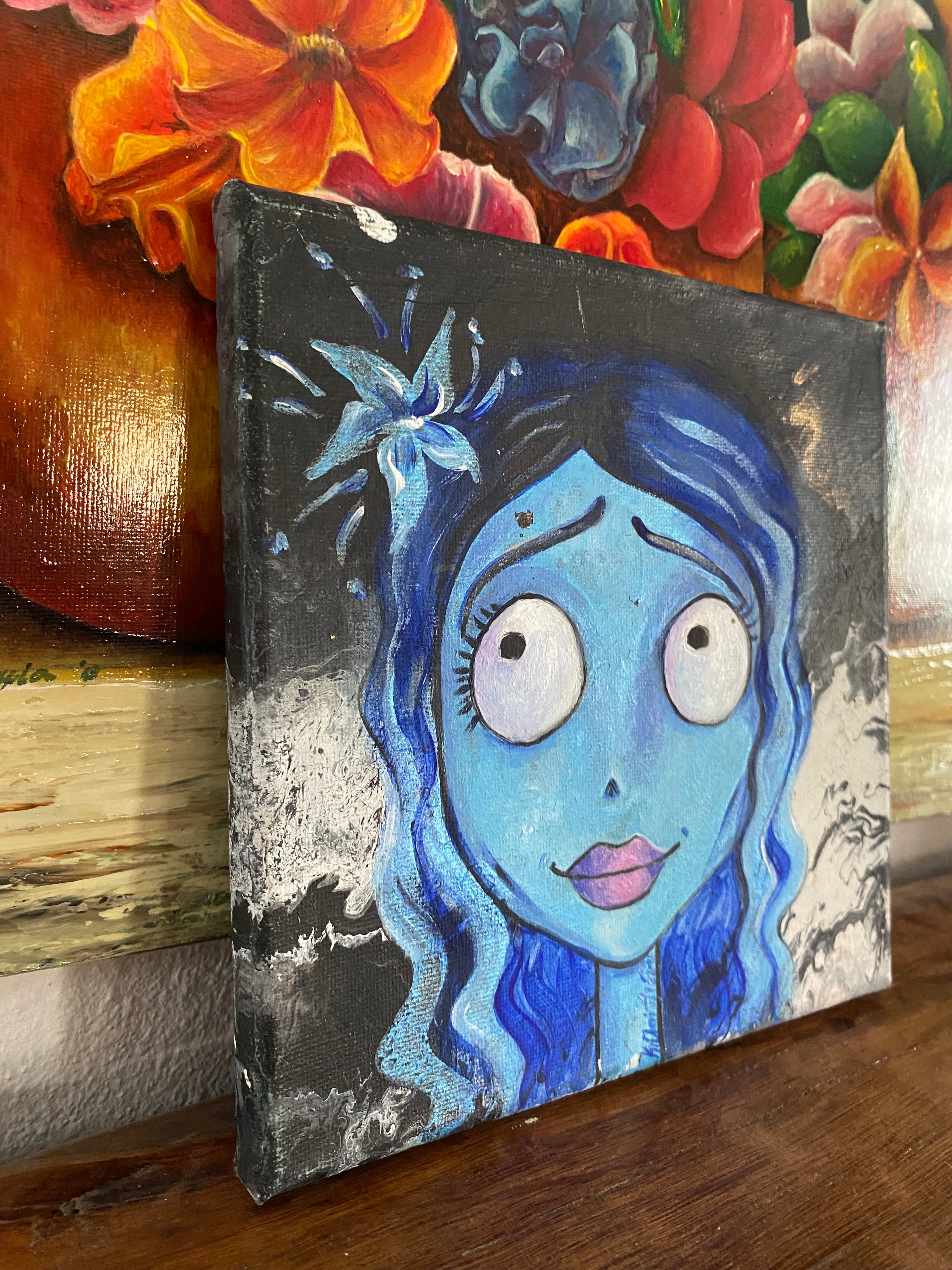 The Corpse Bride Painting Wall Art