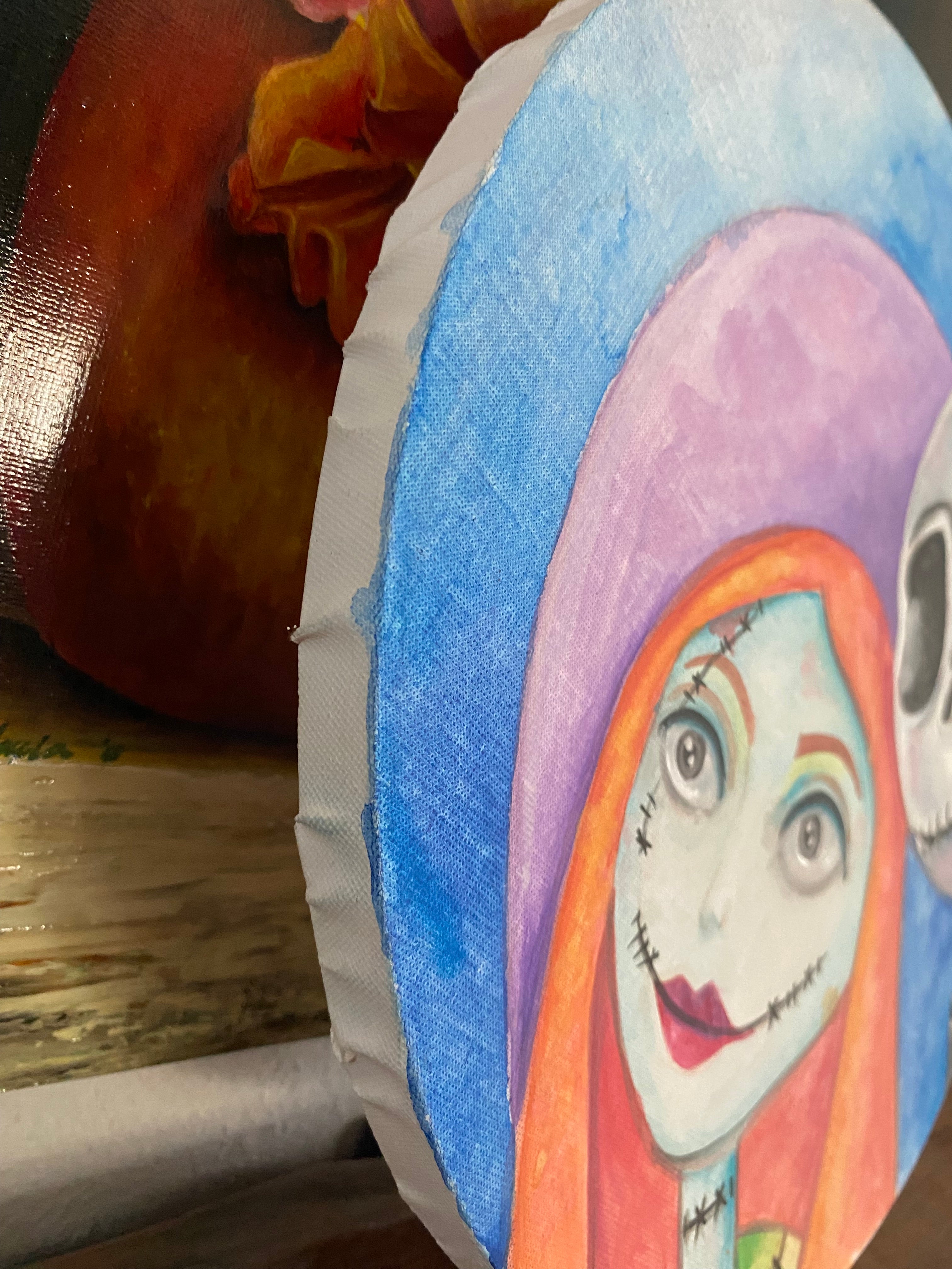 Nightmare Before Christmas Painting