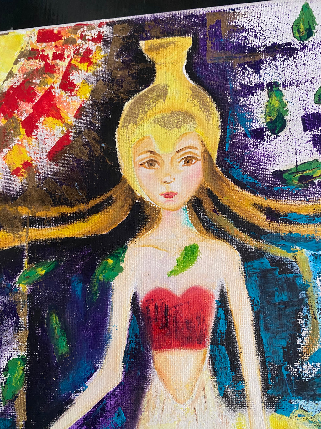 Athena Oil Painting