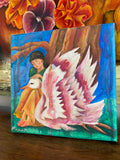 Eliza and the Swans Painting Wall Art