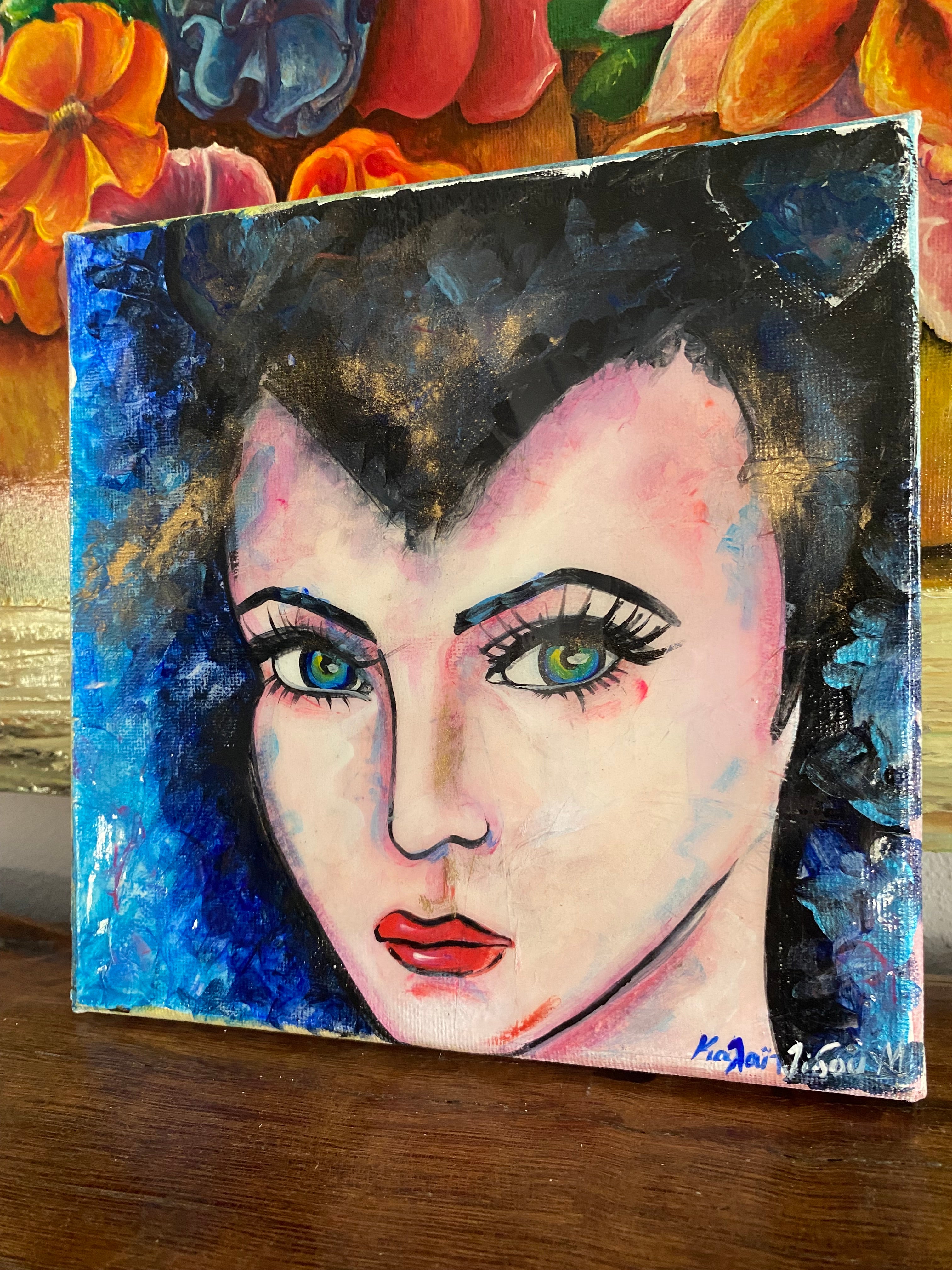 Maleficent Acrylic Painting Wall Art