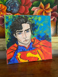 Superman Acrylic Painting Wall Art
