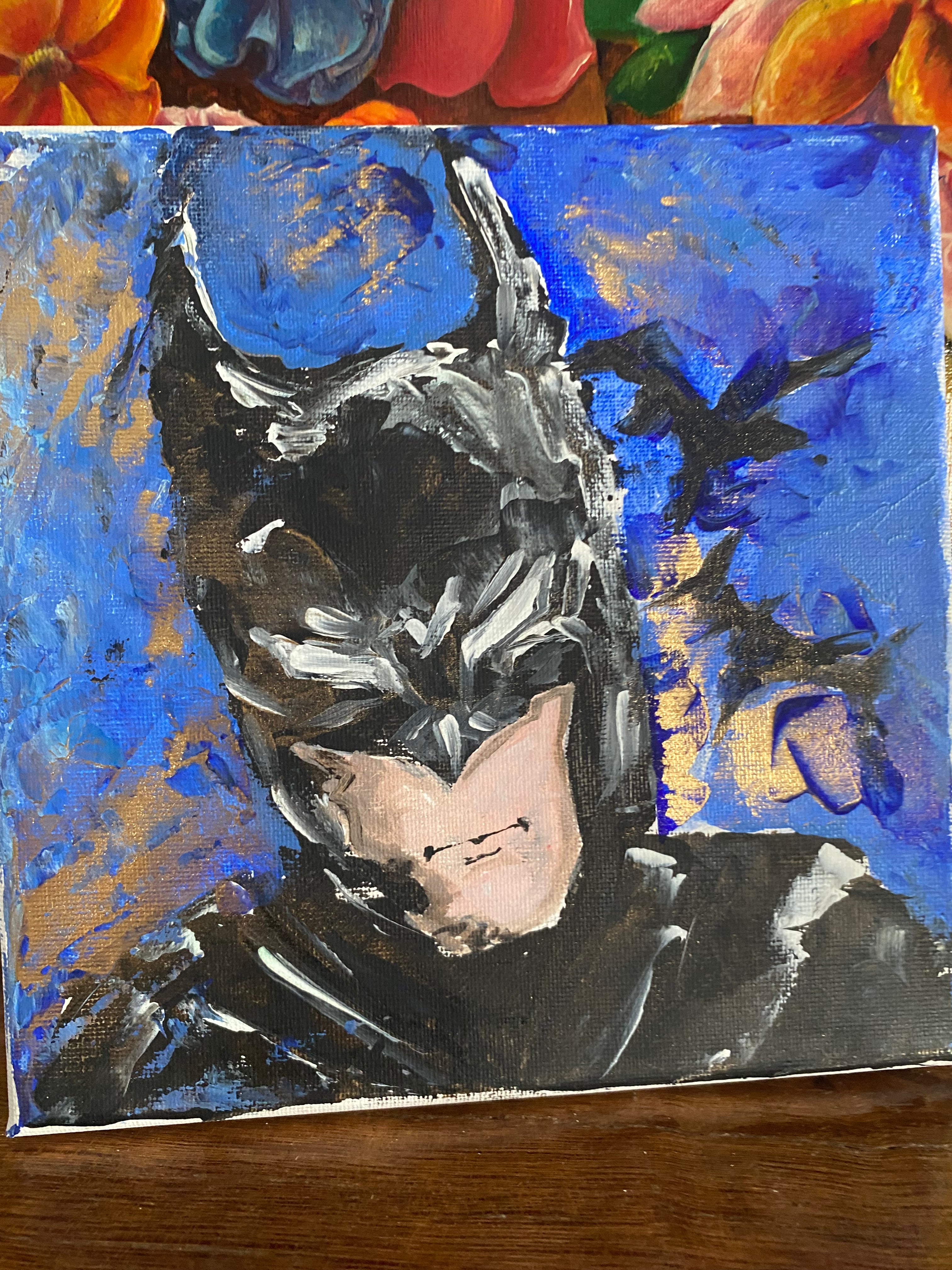 Batman Acrylic Painting Wall Art