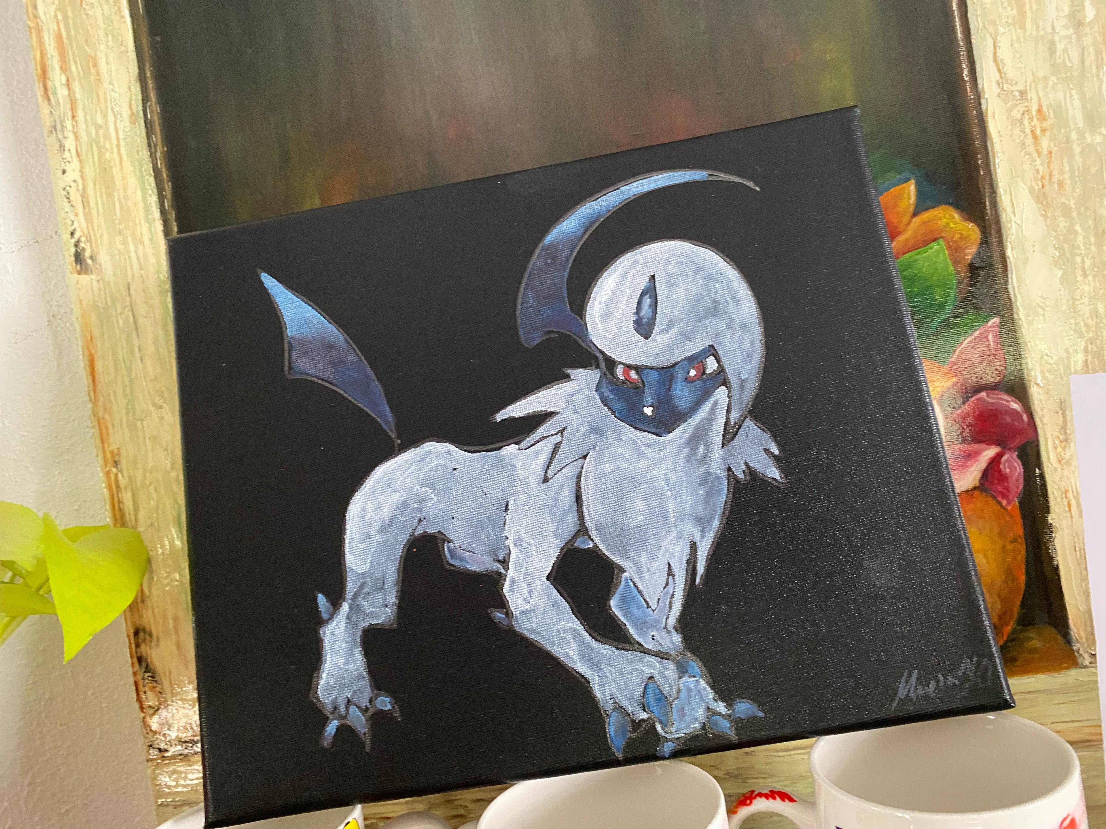 Handmade Painting Wall Watercolour Art Pokemon