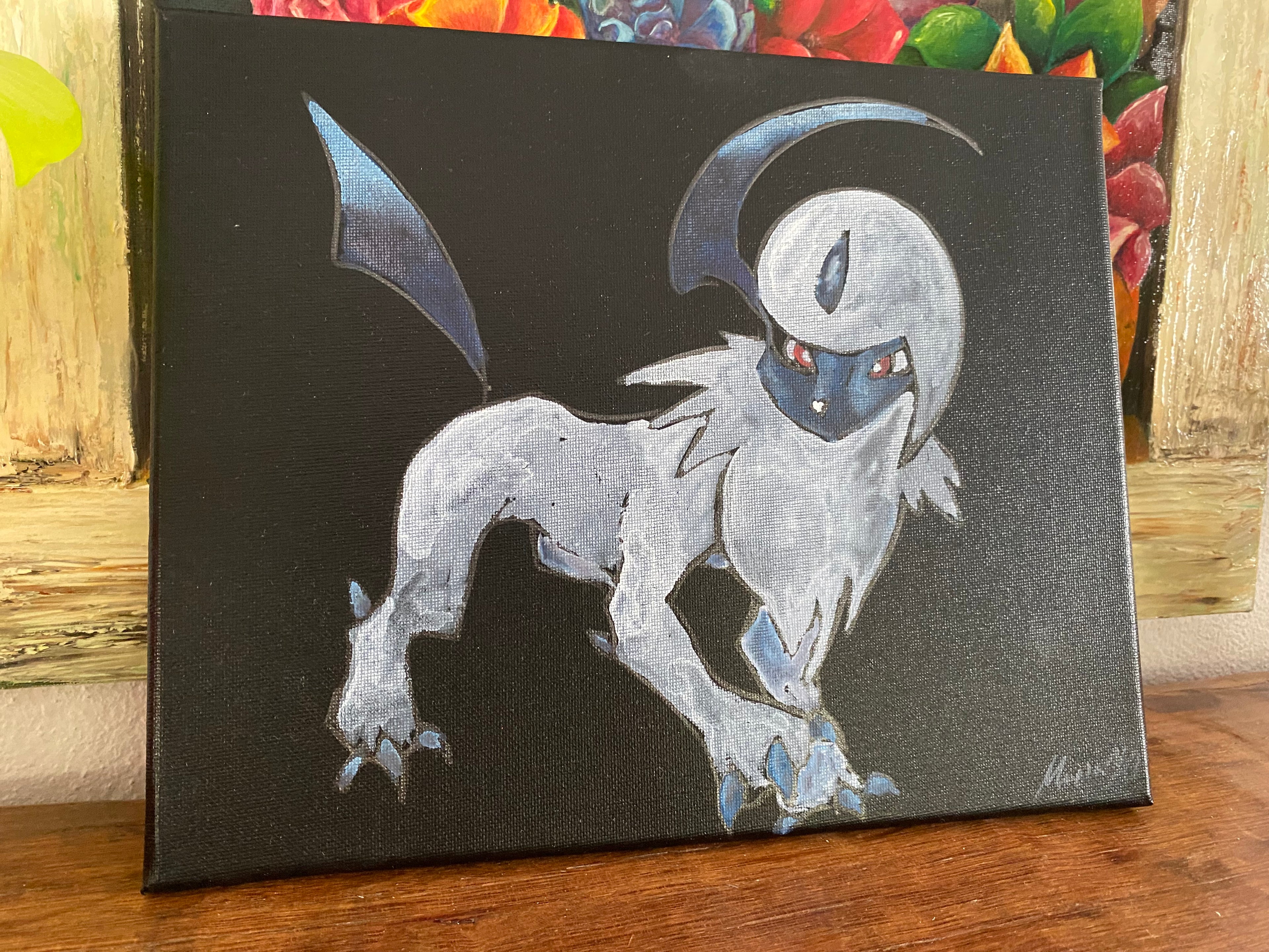 Handmade Painting Wall Watercolour Art Pokemon