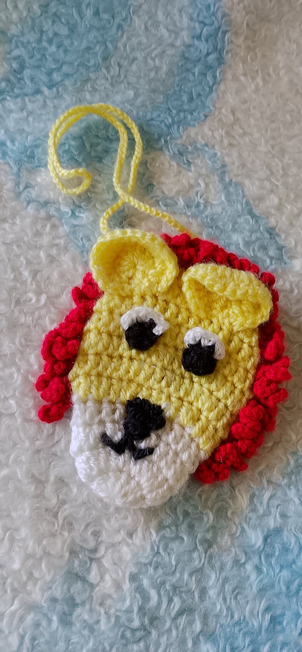 Handmade Lion Purse Pouch  Baby Booties