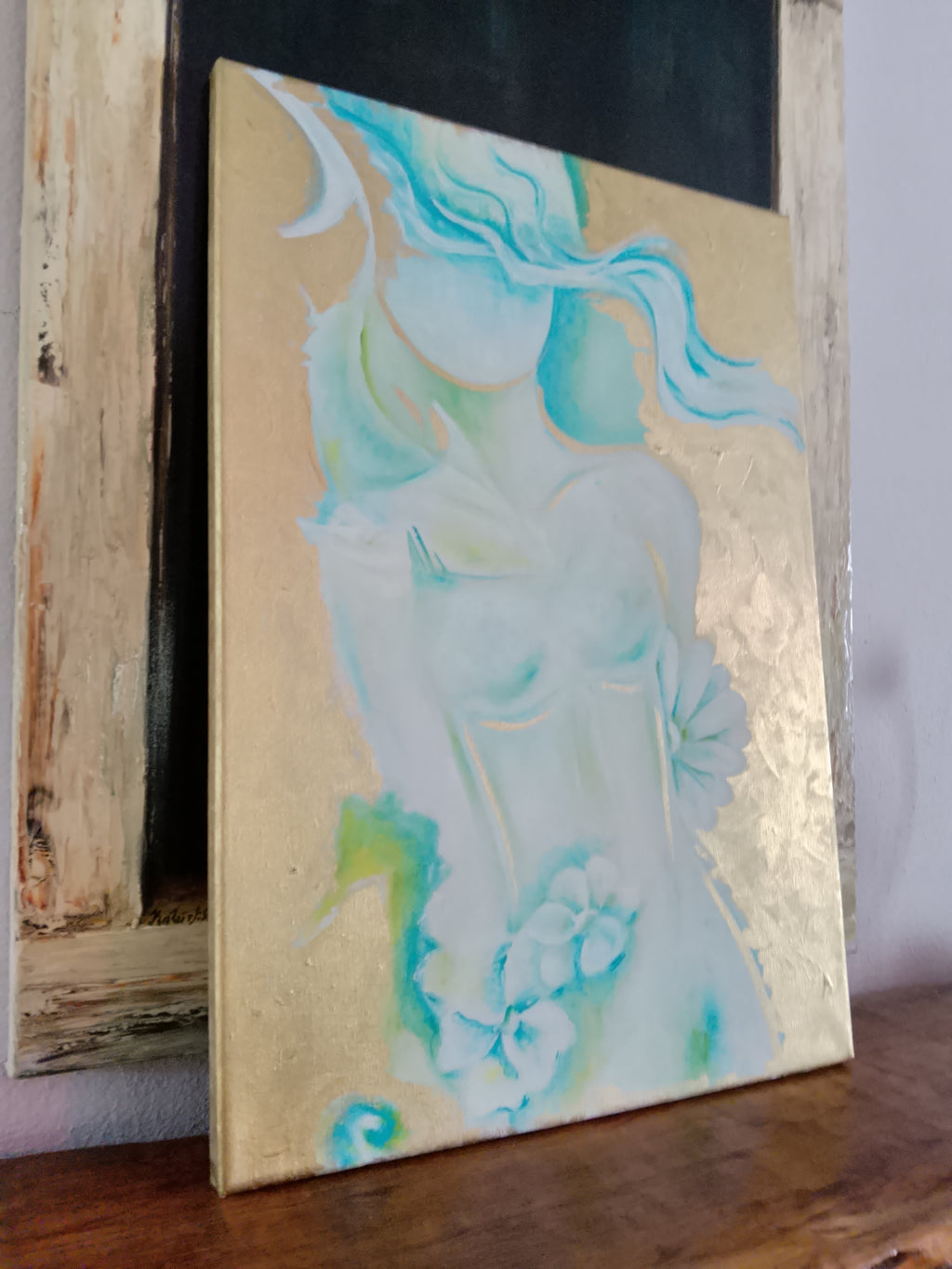 Mystical Mermaid — Handmade Oil Painting