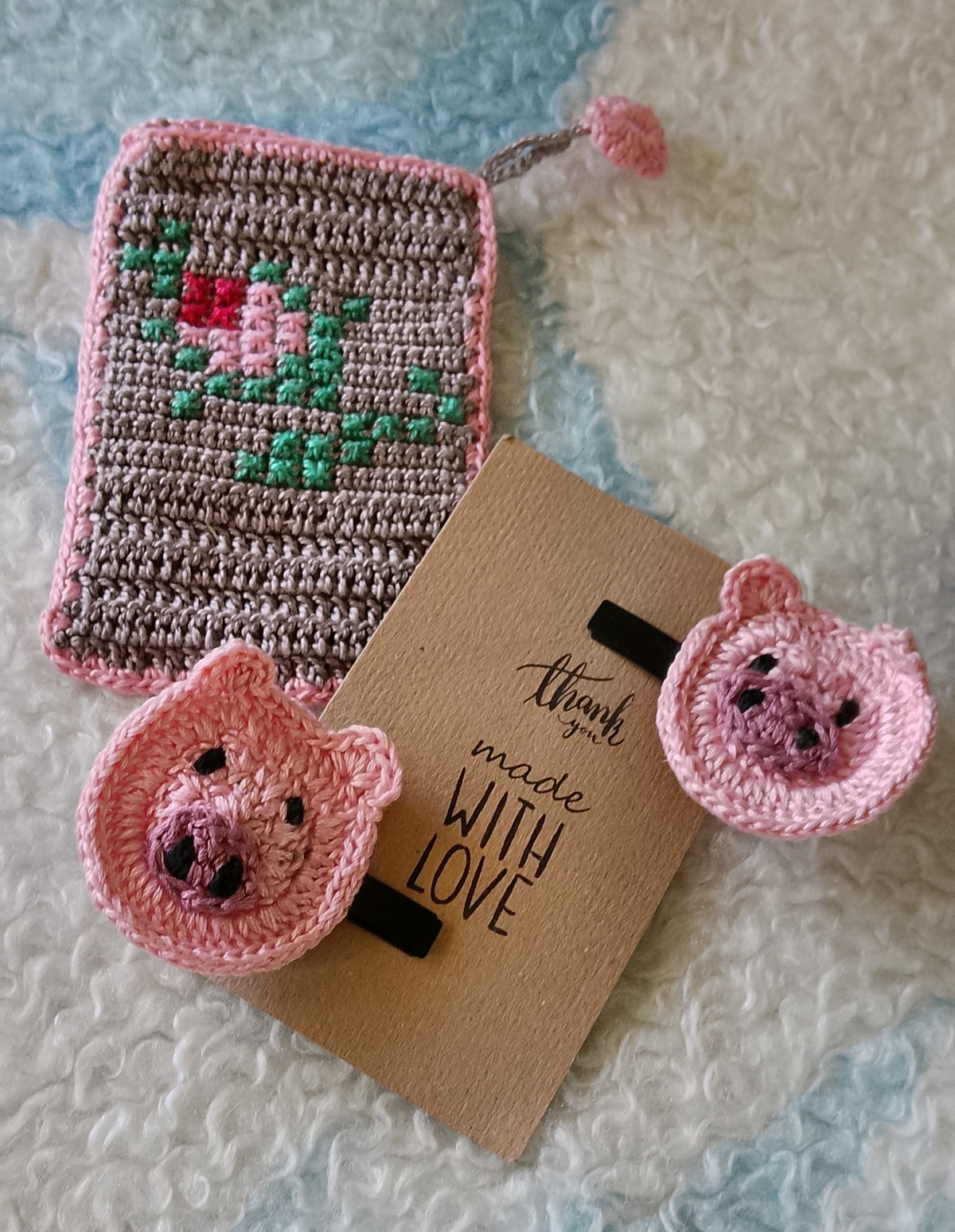Handmade Pouches And Hairclips